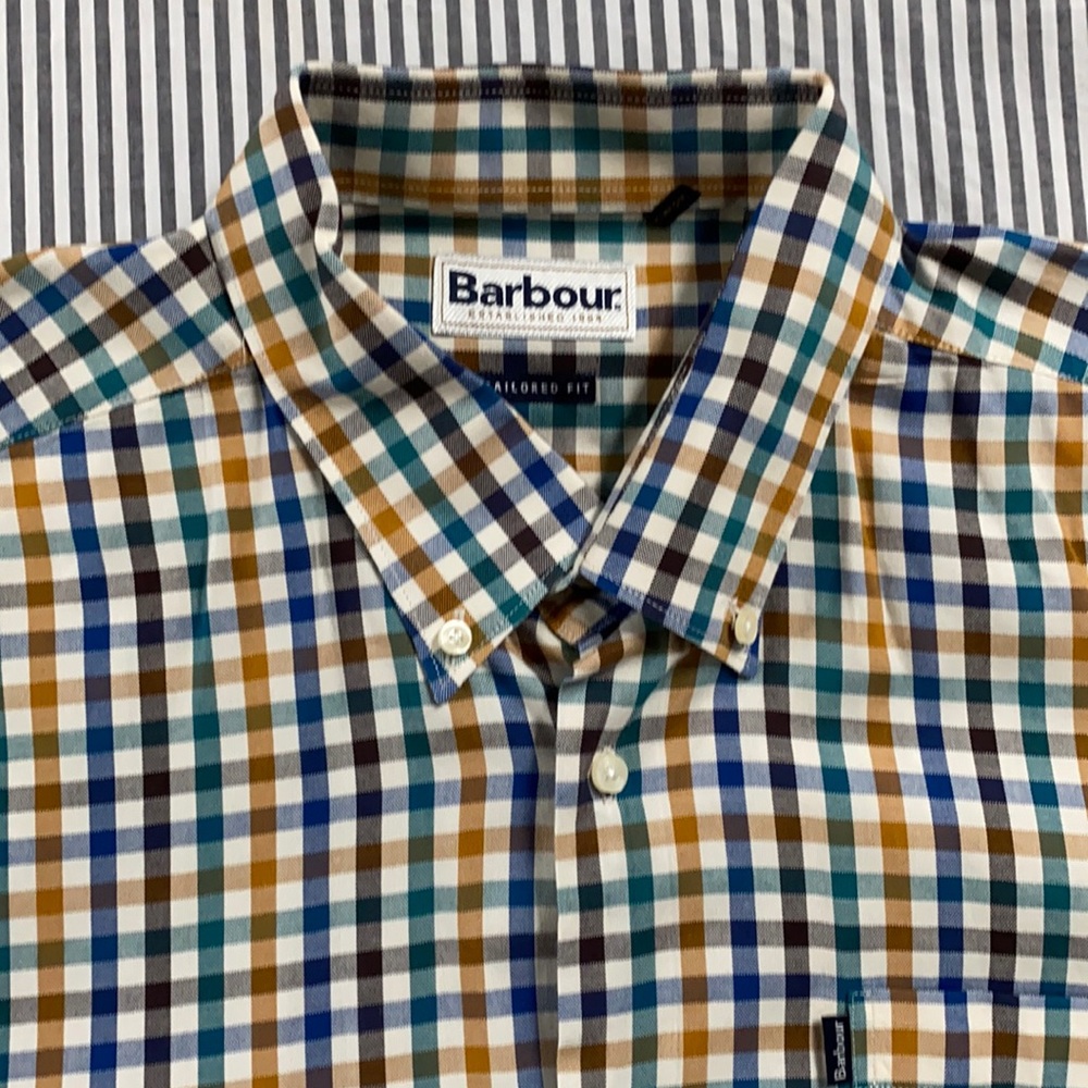 Barbour Tailored Fit Large Dress Shirt